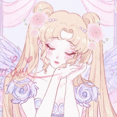 Gemimi on Instagram: "I feel like an eternity passed since the last time I did princess serenity, it is what it is 🎀🐳#sailormoon #fanart" Princess Serenity Aesthetic, Princess Serenity Icon, Princess Serenity Fanart, Little Princess Aesthetic, Sailor Moon Crystal Icons, Makaila Core, Sailor Saturn Pfp, Usagi Fanart, Cute Core Aesthetic