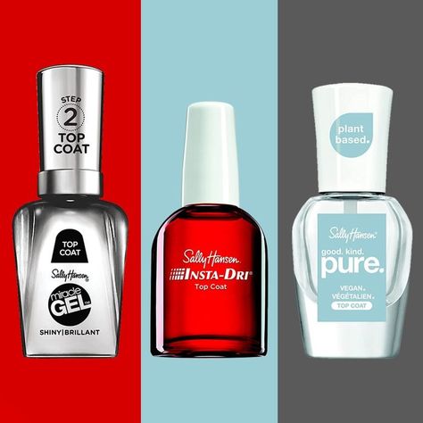 Nail Top Coat, Chipped Nail Polish, No Chip Nails, Top Coat Nail Polish, Hands Nails, Weak Nails, Nail Polish Brands, Shiny Nails, Best Nail Polish