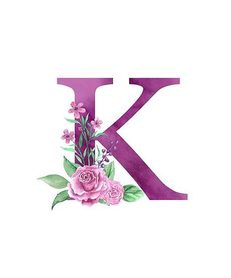 Monogram K accompanied by a lovely pink rose bouquet. perfect monogram design on shirts, apparel, stickers, phone casings, mugs, momentos and gifts for family, friends and loved ones especially ladies, women and girls. great gifts for christmas, birthday, anniversary, mother’s day. • Millions of unique designs by independent artists. Find your thing. Watercolor Initials, Monogram K, Floral Monogram Letter, Monogram Wallpaper, Stylish Alphabets, Pink Rose Bouquet, Alfabet Letters, Alphabet Wallpaper, Gifts For Christmas