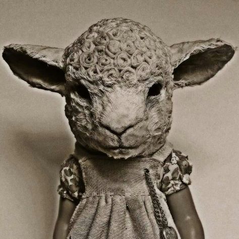 Lamb Lamb Mask, Lamb Head, Annie Montgomery, Duck Doll, Mexico Country, Lamb Leg, Dream Aesthetic, Free Space, Monster High