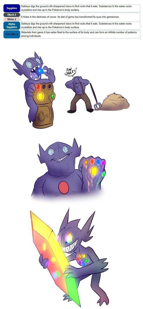 Pokemon Funny Faces, Funny Pokemon Fusion, Mega Sableye, Funny Pokemon Pictures, Pokémon Evolution, Mega Evolution Pokemon, Funny Pokemon, Pokemon Crossover, Pokemon Alola