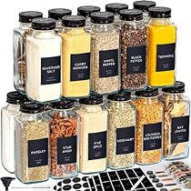 Turmeric And Pepper, Pantry Jars, Premium Spices, Storing Spices, Spice Jar Set, Glass Spice Jars, Spice Labels, Spice Cabinet, Spice Bottles