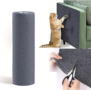 Cat Scratch Furniture Protector, Adhesive Cat Scratch Pad Couch Cat Scratch Protector from Cats Scratching, DIY Climbing Cat Scratcher Couch Protector from Cat Claws for Indoor Cats (Grey) Diy Couch Protector Cat, Diy Cat Scratcher, Cat Scratching Furniture, Couch Protector, Cat Ideas, Furniture Scratches, Diy Couch, Cat Scratch, Indoor Cats