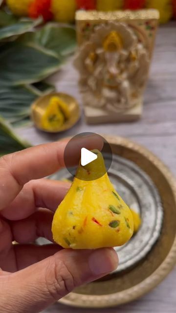 Modak Recipe, Jain Recipes, Desiccated Coconut, Sweet Dishes Recipes, Happy Ganesh Chaturthi, Milk Powder, Recipe Ingredients, Ganesh Chaturthi, Super Duper