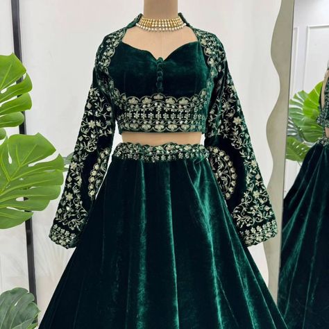 Price 1999/- 💫��🌸Viscos velvet and thread with Sequnce Work Lehenga & Choli🌸💫 💫Product Code :-DN410💫 😍Original Picture😍 💃️Lehenga Details 💃 ✔️Lehenga Fabric : Viscos velvet ✔️Lehenga Work : thread with Sequnce ✔️Lehenga Inner : Micro ✔️Lehenga Type : Semi-Stitch ✔️Lehenga Size : Up to 44" ✔️Lehenga Flair : 4.5 meter 💃️Choli Details 💃 ✔️Choli Fabric : Visocs velvet ✔️Choli Work : thread with Sequnce ✔️Choli Inner : micro ✔️Choli Size : Up to 44" (Un-Stitch) (Front and back both side ... Stitch Lehenga, Velvet Choli, Lehenga Type, Velvet Lehenga, Lehenga Fabric, Work Lehenga, Lehenga Choli, Both Sides, Lehenga