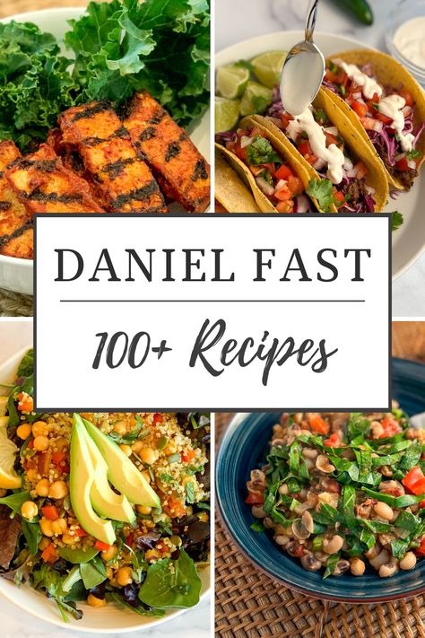 Daniel Fast Restaurants, Daniel Fast Breakfast Ideas, Bible Recipes, Daniel Diet Recipes, Daniel Fast Breakfast, Daniel Fast Recipe, Daniel Fast Food List, Daniel Fasting, Daniel Fast Meals