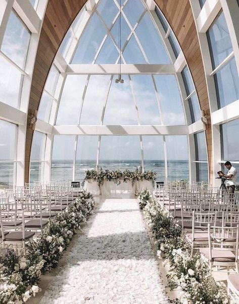 Ocean View Wedding, Wedding Setup, Wedding Venue Decor, Ocean Wedding, Dream Wedding Venues, Beach Wedding Inspiration, Wedding Venues Beach, Wedding Venue Decorations, Wedding Venue Inspiration