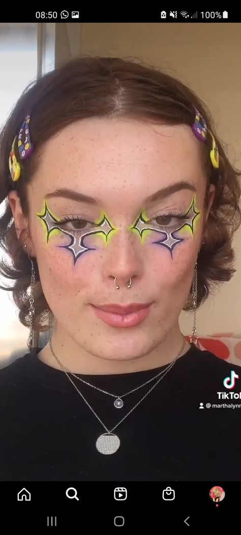 Nonbinary Eye Makeup, Non Binary Flag Makeup, Nonbinary Makeup Pride, Nonbinary Flag Makeup, Nonbinary Pride Makeup, Non Binary Makeup, Trans Makeup, Nonbinary Flag, Pride Festival