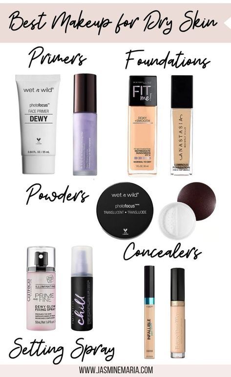 On the hunt for makeup that works best with dry skin? I got you covered. These products I've used on my clients and they have loved. Newborn Dry Skin, Dog Dry Skin Remedy, Makeup For Dry Skin, Best Foundation For Dry Skin, Primer For Dry Skin, Dog Dry Skin, Dry Skin Makeup, Foundation For Dry Skin, Mask For Dry Skin