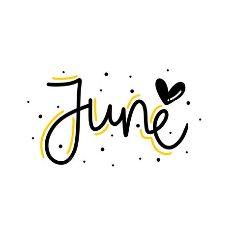 June Clipart, Name Of Months, June Month, Png Hd, Leaf Decor, Love Is Free, Months In A Year, Cover Pages, Png Clipart