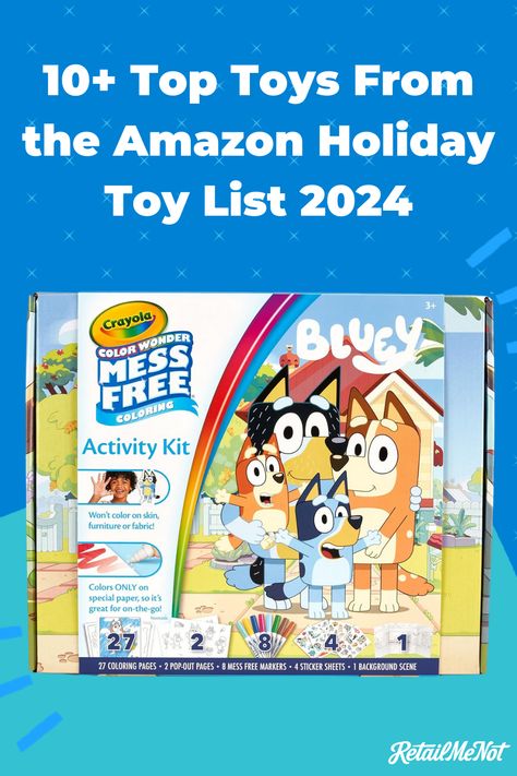 Get a head start on holiday shopping with Amazon’s 2024 Toys We Love List! From Bluey toys to exclusive deals on the hottest kids toys, this list is packed with perfect picks for every child. Whether you’re looking for toys for boys, toys for girls, or the ultimate kids Christmas gifts, you’ll find something they’ll love. Start planning your holiday shopping now! 🎅✨ #ToysForKids #Bluey #KidsChristmasGifts #HolidayShopping #ToysForBoys #ToysForGirls #GiftsForKids #AmazonFinds #Shopping Christmas Toys For Girls, Bluey Toys, Kids Christmas Gifts, Popular Kids Toys, Holiday Toys, Holiday List, Love List, Boys Toys, Best Kids Toys