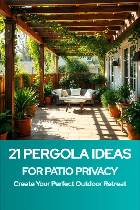 outside pergola ideas for patio privacy Pergola Privacy Ideas, Metal Pergola Ideas, Privacy Panels Outdoor Patio Ideas, Private Patio Ideas, Outside Pergola, Pergola With Privacy, Pergola Privacy, Patio Roof Extension Ideas, Pergola Wood