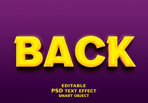 Text Effect Design, Strong Font, Font Png, Photography Movies, 3d Text Effect, Edit Ideas, Powerpoint Word, 3d Text, Text Effect