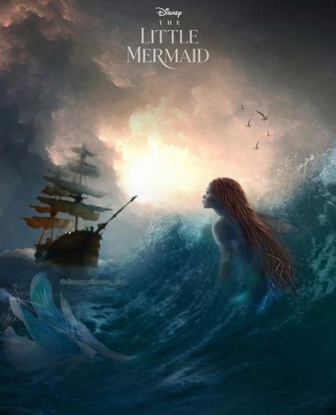 Myth Aesthetic, Little Mermaid Live Action, Mermaid Melody Pichi Pichi Pitch, Dark Portrait, Nature Scenery, Mermaid Aesthetic, Mermaid Princess, Disney Live Action, Disney Princess Pictures