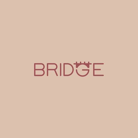 #verbicon bridge by  SecondEight Branding, Identity & Logo Designer Inquiry: second8eight@gmail.com dribbble.com/secondeight College Ministry, Typography Logo Inspiration, Visit Card, Design Fonts, Small Business Logo, Logo Redesign, Brand Concept, Branding Identity, Logo Designer