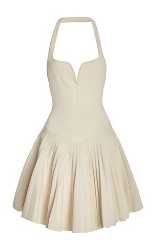 Shop the White Kaye Pleated Mini Dress by Khaite and more new designer fashion on Moda Operandi. Khaite Dress, Crinoline Dress, Mini Gown, Short Gowns, Fantasy Gowns, Pleated Mini Dress, Grad Dresses, Fashion Wishlist, Fashion Photography Editorial