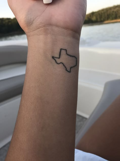 Texas Tattoo Texas Wrist Tattoo, Made In Texas Tattoo, Texas Tattoos Women, Texas Flag Tattoo, Texas Tattoo, Texas Outline, Patriotic Tattoos, Texas Tattoos, Western Tattoos