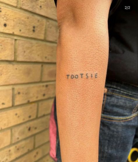 Tootsie Roll Tattoo, Tootsie Roll, Tattoo Quotes, Body Art, Tattoo Ideas, Tattoos, Art