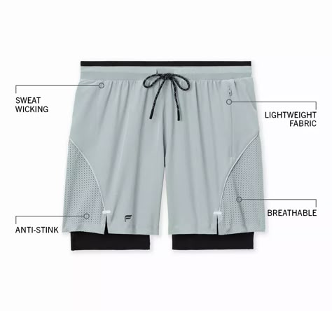 The Kadence Short Lined 3in - Fabletics Technical Athletic Shorts For Sports, Breathable Technical Short Activewear, Technical Gym Activewear Shorts, Technical Athletic Running Shorts, Technical Sports Bottoms, Short, Activewear Trends, Men Sport, Sports Activewear, Running Short