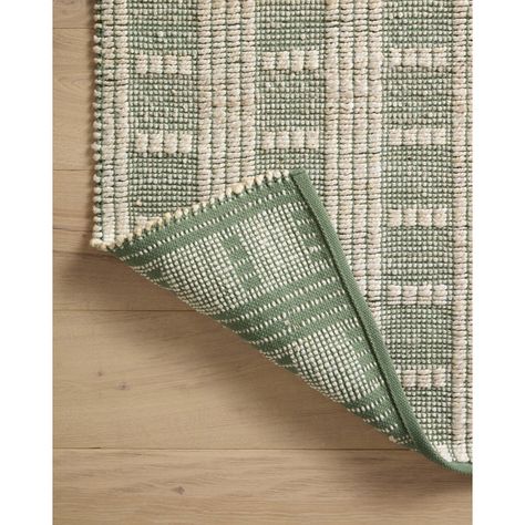 Angela Rose x Loloi Colton Ivory / Sage Area Rug & Reviews | Wayfair Sage Rug, Angela Rose, Book Baskets, Kitchen Jars, Loloi Rugs, Linear Pattern, Rug Direct, Magnolia Homes, Kitchen Mirror