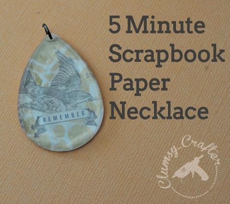 Mod Podge Jewelry, Easy Necklace, Paper Necklace, Paper Bead Jewelry, Easy Jewelry, Jewerly Making, Make Your Own Jewelry, Necklace Pendants, Paper Jewelry