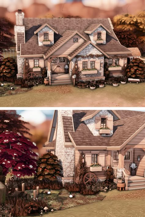 Created for: The Sims 4

Meriwether is a Detached Family Home perfect for a family of 6.
It's built on a 30 x 20 lot in Chestnut Ridge. There is a Living Room, Kitchen, 5 Bedrooms, and 4 Bathrooms.
Outside is a BBQ and eating area, Swings, Animal shed.
All for only $79,201 Simoleons

No Custom Content is required for this home.

Download @ https://www.thesimsresource.com/downloads/1680739 Sims 4 Cottage Layout, Cute Sims 4 Houses Floor Plan, Ts4 3 Bedroom House, Family Cottage House Plans, Family House Sims 4 Plan, Sims 4 Farmhouse Floor Plans, Sims 4 Houses Farmhouse, Sims 4 Family Cottage Floor Plan, Sims 4 Big House Floor Plans