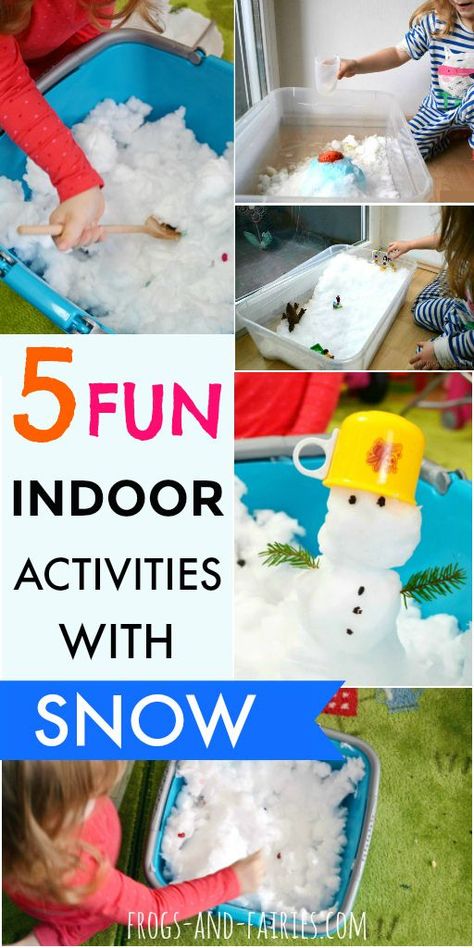 Playing with snow is a lot of fun where we can find it – outside! But fun doesn’t have to end when we go home, bring some inside! #snowactivities #sensoryplay Indoor Snow, Snow Inside, Sensory Play Activities, Sensory Activities For Kids, January Activities, Preschool Play, Fun Indoor Activities, Snow Activities, Best Educational Toys