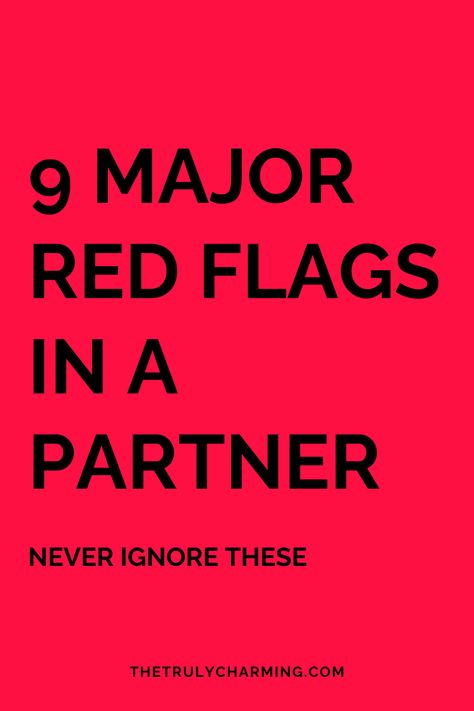 If they say love is blind, there is a reason. Many people can’t see their partner’s faults when they’re falling in love with them; or they see those defects, but are unwilling to recognize them. And this is how many toxic relationships develop over time. Here are nine huge relationships red flags you should never ignore, according to relationship experts. Red Flags In People, Red Flags In A Guy, Red Flags In Relationships, Gross People, Relationship Red Flags, Love Is Blind, Distance Relationships, Relationship Lessons, A Guy Like You