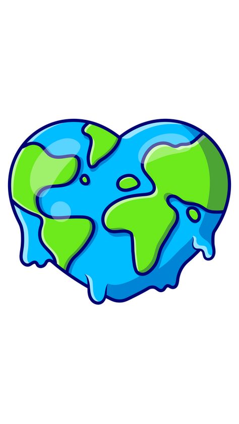 If you love someone or something incredibly much, then use this beautiful sticker with a very big heart! This heart has the shape and size of our planet Earth!. Earth Stickers Aesthetic, Earth Stickers, Earth Clipart, Heart Planet, Earth Logo, Scrapbook Box, Earth Drawings, Planet Love, Our Planet Earth