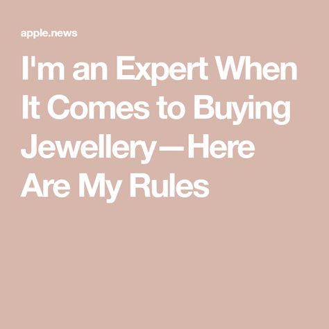 I'm an Expert When It Comes to Buying Jewellery—Here Are My Rules Hemp Jewelry, My Rules, Basic Jewelry, Make Your Own Jewelry, Heart Face Shape, Sweet Messages, Soda Pop, Jewelry Cleaner, Cute Pins