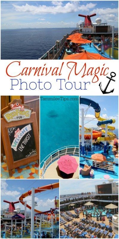 Carnival Magic Cruise Ship Photo Tour, secrets, tips, pictures and more! Including balcony room tour #carnival #cruise #vacation Carnival Magic Cruise Ship, Carnival Cruise Magic, Carnival Paradise, Magic Pictures, Cruise Ship Pictures, Carnival Horizon, Singles Cruise, Carnival Magic, Ship Photo