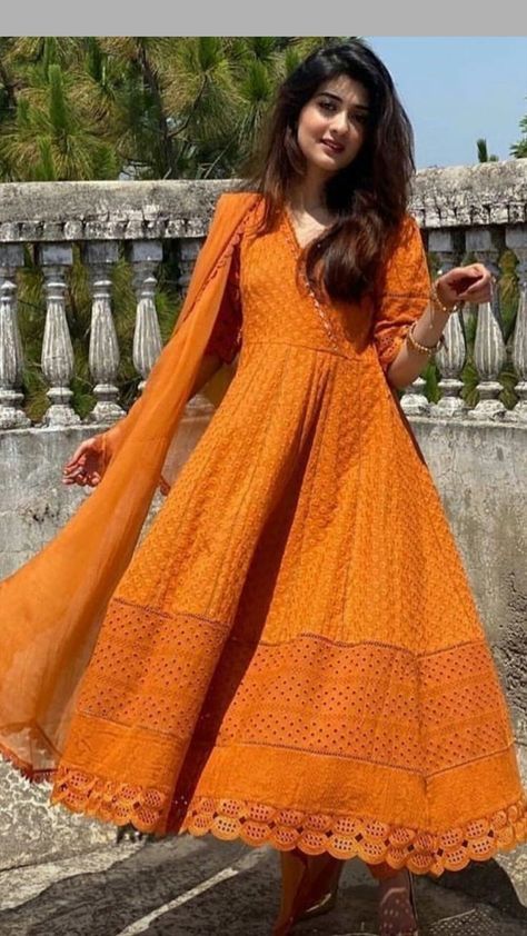 #summerdressdesign #dressdesign #pakistanidress #chickenkari #chikankari #chickankari #angrakhadesign #frockdesign #eiddress #eid2022 #fashion Outfits 2023 Trends, Frock Ideas, Fashion Fall Outfits, Fall Outfits 2023, Red Carpet Affair, Lace Dress Design, Frock Fashion, Frock For Women, Pakistani Dresses Casual