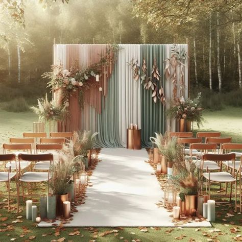 The Hottest Sage Green Wedding Ideas for Every Season and Style - Olive And Brown Wedding, Green Fall Wedding Theme, Green Wedding Ceremony, Sage Green Wedding Ideas, Green Fall Weddings, Sage Green Wedding Theme, Sage Wedding Colors, Green Wedding Ideas, Wedding Palettes