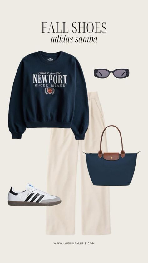 Adidas Samba Outfit, Samba Outfit, Look Adidas, Outfit Autumn, Outfit Halloween, Newport Rhode Island, Hijabi Outfits Casual, Everyday Fashion Outfits, Nails Makeup