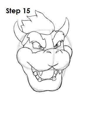 How to Draw Bowser Bowser Drawing Easy, How To Draw Bowser, Bowser Sketch, Mario Drawing Ideas, Bowser Drawing, Super Mario Drawing, Easy Disney Drawings, Drawing Lessons For Kids, Easy Drawings For Beginners