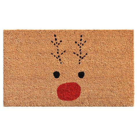 Home & More 17 in. x 29 in. Rudolph Door Mat, Multi Christmas Pot Luck, Etsy Christmas Cards, Holiday Outfit Ideas Christmas, Lake House Christmas, Holiday Celebrations Around The World, Christmas Doormats, Holiday Outfits Casual, Funny Christmas Quotes, Cross Stitch Winter