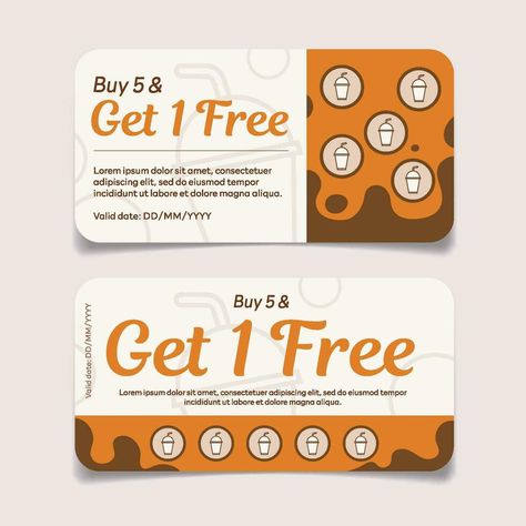 Drink Business, Voucher Design, Vector Art, Vector Free, Food And Drink, For Free, Marketing, Drinks, Design