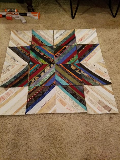 Colchas Quilting, Quilt Modernen, Scrappy Quilt Patterns, String Quilts, Scrap Quilt Patterns, Star Quilt Blocks, Star Quilt Patterns, Patchwork Quilt Patterns, Strip Quilts