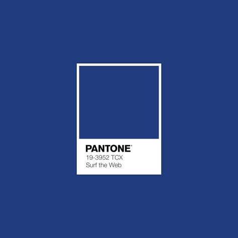 Pantone 19-3952 TCX Surf the Web Classic Blue Pantone, Pantone 2020, Pantone Palette, Color Pantone, Pantone Colour Palettes, Blue Tattoo, Dark Interiors, Blue Colour Palette, Colour Board