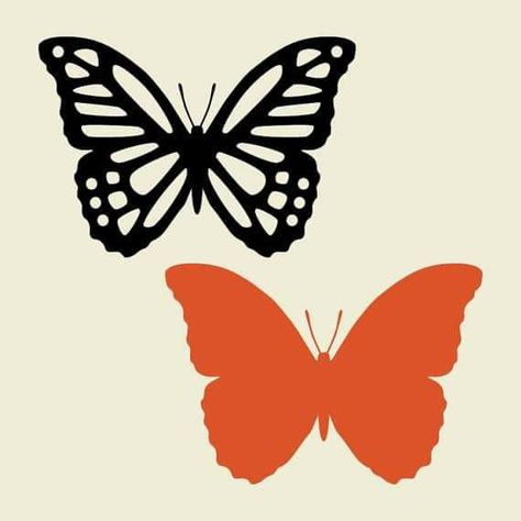 Free Butterfly Svg, Butterfly Drawings, Silhouette Butterfly, Butterfly Stencil, Butterfly Svg, Butterfly Template, Butterfly Clip Art, Butterflies Svg, Paper Butterflies