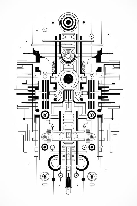 Mystical Buddhist Ink. Embark on a journey of spiritual enlightenment with a stylish tattoo design inspired by Buddhist architecture, featuring enigmatic symbols. #Buddhist #Architecture #TattooDesign #Mystical #Ink #Spirituality #Symbols Blueprint Tattoo, Spirituality Symbols, Circuit Board Tattoo, Circuit Symbols, Circuit Drawing, Electronic Tattoo, Hamsa Hand Tattoo, Buddhist Architecture, Cyberpunk Tattoo