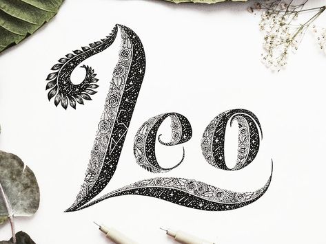 Leo Name Tattoo, Leo Name, Tattoo Leo, Chinese Letter Tattoos, Melpomeni Chatzipanagiotou, Irish Tattoos, Aries Facts, Name Tattoo, Name Tattoos