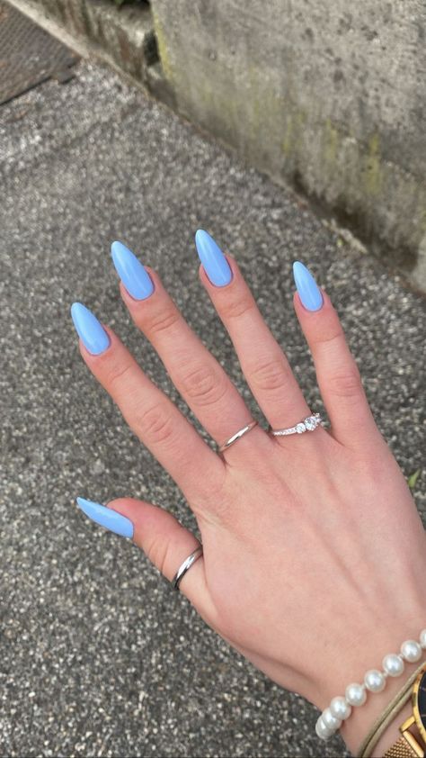 Spring Nails French Tip, Ongles Baby Blue, Spring Nails French, Tiffany Blue Nails, Blue Stiletto Nails, Nails Baddie, Acrylic Nails Stiletto, Wallpaper Travel, Nails French Tip