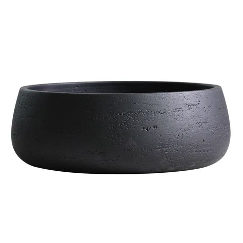 PRICES MAY VARY. Contemporary Design: This shallow plant pot features a matt black design that has been carefully crafted to showcase succulents, cacti, or bonsai arrangements. The shallow bowl design adds a touch of elegance and is perfect for placement on coffee tables or desks, providing a stylish home for your beloved succulents or cacti Suitable for Indoor or Outdoor Use: These ceramic plant pots are versatile and can be used both indoors and outdoors. Whether placed inside your home or off Shallow Round Planter Ideas, Shallow Bowl Planter Ideas, Cb2 Planters, Shallow Planters, Flower Pot Indoor, Large Ceramic Planters, Large Plant Pots, Decorated Flower Pots, Planter Table