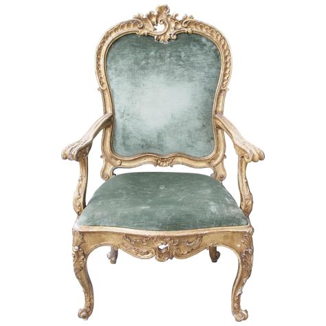 Rococo Armchair, Rococo Interior Design, Furniture Png, Rococo Chair, Rococo Interior, Fancy Chair, Rococo Furniture, French Rococo, Modern Armchair