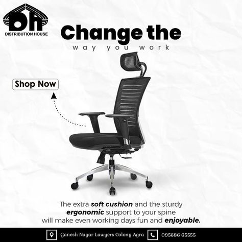 Office Chair Creative Ads, Standee Design, Furniture Ads, Real Estates Design, Interior Bedroom, Baby Announcements, Executive Office Chairs, Best Furniture, Web Designs