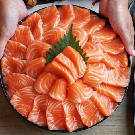 #foodporn # #sushiaddict Feed me sashimi while we camp Salmon Sashimi Photography, Sashimi Photography, Salmon Nigiri, Sashimi Recipe, Early Bird Gets The Worm, Dessert Chef, Salmon Sashimi, Sushi Recipes, Krispy Kreme