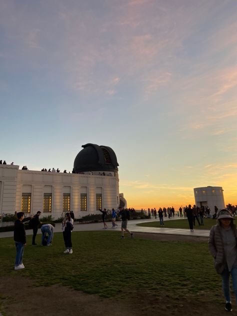 Griffith Park Observatory, Griffith Observatory Aesthetic, La Observatory, Observatory Aesthetic, La La Land Aesthetic, Milk Fed, Usa Life, Cali Summer, La Aesthetic