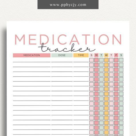 💐 Exclusive Anti-Aging Products Await You! nad research, nr vitamin, nad prescription 😘 Please Comment, Like, or Re-Pin for later 😍💞 Bullet Journal Medication Tracker, Medication Planner, Pill Tracker, Medication Tracker Printable, Medicine Tracker, Medicine Organizer, Printable Tracker, Dermatologist Recommended Skincare, Medication Tracker