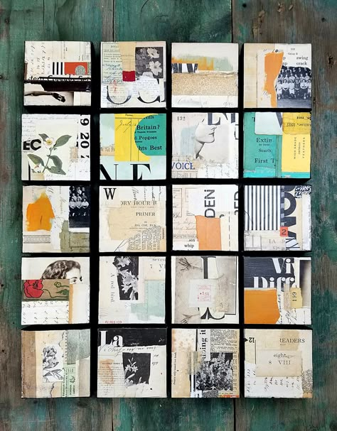 My Color Palette, Collage Papers, Collage On Canvas, Collage Work, Speak To Me, Grid Journals, Paper Collage Art, Handmade Collage, Mental Energy